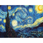 T&auml;ielik 5D-tehtud teemantmaal Van Goghi maalid Tikand Ristpistes Kodukaunistus K&auml;sitsi valmistatud kingitus 25x30cm