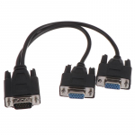 15 kontaktiga Vga isane ja 2 Vga Svga emane adapteri jaoturi videomonitori kaabel