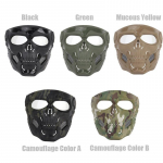 Skull Bearers Mask Klaaskiust nailonist l&ouml;&ouml;gimask Camouflage B