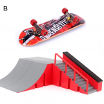 Kids Professionaalne Mini Finger Board Rula Rulaparki Treeningrekvisiidi M&auml;nguasjade Komplekt C Random Pattern