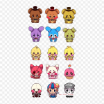 Fnaf Sister Asukoht Armsad joonised Viis &ouml;&ouml;d Freddy &otilde;e juures Lo Triigitavad &uuml;lekanded riiete jaoks Ts&auml;rki kott Soojus&uuml;lekande kleebised Triikimisplaastrid