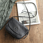 Johnature ehtsast nahast retro naiste v&auml;ike kott Mitmek&uuml;lgsed pehmest loomanahast &otilde;lakotid ja p&otilde;ikkotid must