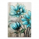 Sinililled Kuldne DIY 5D Teemantv&auml;rvimistaimede komplekt T&auml;ielik puur, &uuml;mmargune tikandid, mosaiikkunst Pilt kivikividest kodukaunistus Full Round 20x30CM