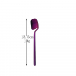 Lilla h&otilde;ben&otilde;ude komplekt 304 roostevabast terasest matt lauan&otilde;ud s&ouml;&ouml;giriistade komplekti noad Kahvlid kohvilusikad pidu kodu k&ouml;&ouml;gin&otilde;ud 1pc Tea Spoon lilla