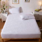 Moodne puuvillane paks madratsikaitse voodi madratsi kattemadratsi kate Pehme kattemadrats pestav madratsikaitse 2pcs Pillowcase