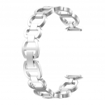 Metallrihm, mis &uuml;hildub Fitbit-Luxe veekindla vastupidava nutikella moekellade asendusk&auml;epaelaga must