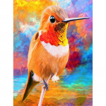 Teemantmosaiiktikandid &Ouml;&ouml;kull lind Orav 5d Teemantmaal Loom Rhinestones Teetegemine K&auml;sit&ouml;&ouml; Pildid Kodukaunistused Full Round 20x25CM