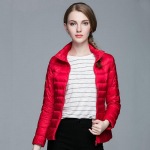 Naiste s&uuml;gistalvine krae pikkade varrukatega &uuml;hev&auml;rviline l&uuml;hike &otilde;huke kerge sulejope S-6XL XXL punane