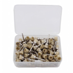 Hambaravi nailonkaussi kujuline poleerimishari, riivi t&uuml;&uuml;p, &uuml;hekordseks kasutamiseks m&otilde;eldud poleerimisharjad v&auml;ikese kiirusega k&auml;siinstrumendi jaoks 100 tk