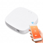 Zigbee 3.0 Gateway Hub juhtmevaba nutika kodu silla tugi SmartLife Tuya rakenduse kaugjuhtimispult WiFi valge