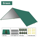 Camping Present, v&auml;lik&auml;mpingu presendist varikatus, kerge UV-kindel ja PU 3000 mm veekindel vihmakindel varikatus 3m x 3m