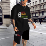 Suvised BoB Marley Reggae T-s&auml;rgikomplektid Mood Jooksmine L&uuml;hikeste varrukatega Harajuku &Uuml;likond Meeste Spordidress 3D Prinditud Hingavad riided 6XL XXXL