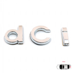 ESC autoosad ESP583 Chrome dci m&auml;rgi monogramm embleem Renault Megane MK3 Clio MK4 Dusteri kiirsaadetis T&uuml;rgist