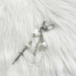 Y2K Phone Charms ripatsiga liblikas v&otilde;tmehoidja kotti armsate tarvikute jaoks puhas