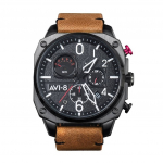 AVI-8 Hawker Hunter Charcoal Ember Brown retrograadne kronograafi kvarts AV-4052-02 meeste k&auml;ekell