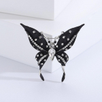 Blucome v&otilde;luvad mustad liblikasprossid naistele Unisex emailiga lendavad putukad Peokontori moepinnidega kingitused h&otilde;be