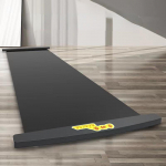 Jooga liugmatt Sport Fitness Glide Pilatese uisutamise treeninglaud j&auml;&auml;hoki rulljalgade harjutuseks Sliding pad must