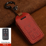 Nahast auto kaugjuhtimispuldi v&otilde;tme&uuml;mbrise kate Volvo XC60 V60 S60 XC70 V40 autotarvikute v&otilde;tmehoidja koos v&otilde;tmehoidjaga