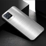 Must &uuml;mbris Realme 8 C21 5 6 7 Pro C3 XT GT Master Explorer 7i X50 C11 C21Y C20A X7 kaane tume harjatud metalli tekstuurimuster jaoks Realme 8 5G