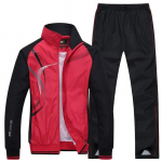 Meeste komplektid Spordir&otilde;ivad Spordidressid Dressikomplektid 2tk Jope + P&uuml;ksid Meeste kevadised s&uuml;gis&uuml;likonnad Suures suuruses L