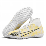 35-47 meeste jalgpallijalatsid TF kummist pehme talla katkised k&uuml;&uuml;ned naiste professionaalsed kunstmurust treeningjalatsid Laste jalgpallisaapad 36 kuld