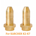 Autopuhastus messingist otsik Karcher K2~K7 k&otilde;rgsurvepesurile autopesupumba veep&uuml;stoli autopesutarvikud pruun