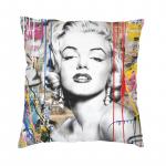 Popkunst Kuldne Warhol Monroe Marilyns Padjakatted Dekoratsioon 3D-prinditud toolipadja kate voodipesu Kontori padjaliist 40x40cm 16x16in