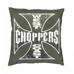 L&auml;&auml;neranniku Iron Cross Choppers Padjap&uuml;&uuml;r Kodu Dekoratiivne Mood Padjakate Diivani Ruudu voodipesu Padjap&uuml;&uuml;rile 30x30cm 12x12in
