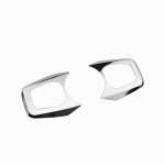 Auto lugemisvalgusti litrite lugemislambi katte trimmi kleebis Ford Focus 3 4 MK3 MK4 Mondeo Kuga Escape jaoks 2Pcs Stainless Steel