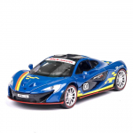 1/32 Scale P1 GTR Diecast automudeli m&auml;nguasi, tagasit&otilde;mmatav m&auml;nguasi koos heli ja valgusega lastele V&auml;ikelapse poistele T&uuml;drukutele Kingikogu 1/32-15.5x7.5x4cm sinine