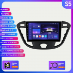 Hizpo 2din Android Autoradio jaoks Transit Tourneo Custom 2013-2021 autoraadio multimeedia videopleier GPS Navi peaseade Carplay DAB Auto 4G RDS FM SWC S5 8Core 4G 64G