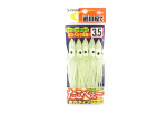 Sasame P-404 Rubber Squid Pearl Glow 3,5 tolli (2491)