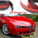 Kaitseraua huul Deflektorid Huuled Alfa Romeo 159 AR 2000~2017 jaoks / Esispoileri seelik Auto tuning / Keret&ouml;&ouml;de komplekt / red