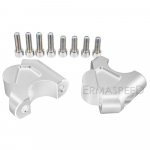 22 mm mootorratta juhtraua p&uuml;stikud juhtraua klambri kinnitusadapter mudelile R1200GS 2013-2018 R1250GS - ADV S1000XR must