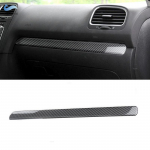 Auto Tarvikud S&uuml;sinikkiust Mustriga Interj&ouml;&ouml;ri Keskpaneeli Armatuurlaua Paneeli Liistud Katte Trimm VW Golf 6 MK6 GTI jaoks B
