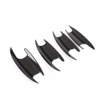 For Mercedes Benz C E GLC Class W205 W213 X253 2017 2018 Car Carbon texture Exterior Door Handle Pull / Door Bowl Cover handle Carbon style