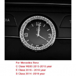 Mercedes Benz W205 W213 EC CLS S klass C200L E200L E300L keskkonsooli kella kella raam Teemantr&otilde;nga viimistluse stiil Round
