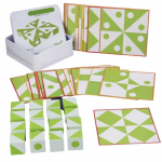 3D-m&otilde;istatus, puidust ruum, m&otilde;tlemine, kujutlusv&otilde;ime, loogikam&auml;ngud, laste matemaatika, &otilde;petlikud m&auml;nguasjad. roheline