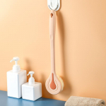 1 tk kehavannidu&scaron;&scaron; seljaharjad H&otilde;&otilde;rumine pika varrega vanniharjaga Naha massaaž Masseeriv puhastusvahend vann du&scaron;&scaron; Tervishoid 38*7.8cm