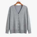 2023. aasta s&uuml;gisene kontori kampsun kudum vabaaja V-kaelusega pikkade varrukatega kardigan mitmek&uuml;lgne t&auml;isn&ouml;&ouml;biga kootud kampsunid 29625 XL