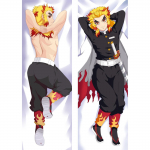 Anime Rengoku Kyoujurou Dakimakura padjap&uuml;&uuml;r Otaku Waifu voodipesu, keha kallistav kahepoolne padjap&uuml;&uuml;ri kate 120x40cm Pillowcase