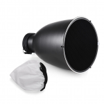 11,6-tolline Beauty Dish Profoto kinnitusega telesuumi reflektoriga hajuti lambivarjuga taldrik must