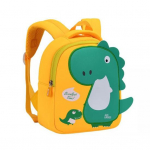 Laste seljakott, mittedeformeeruv nailon, masinpestav kollane