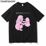 Goodnight Punpun T-s&auml;rgid Oyasumi Punpun Aiko's Kiss T-s&auml;rgid Unisex dressipluus Vintage Summer T-s&auml;rk Unisex Tees Anime Puuvill 2XL