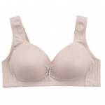 Naiste rinnahoidja Push Up Plus Size t&auml;istassiga reguleeritav juhtmevaba pits, &otilde;mblusteta bralette, pehme hingav seljaosa, libisemisvastane naiste aluspesu 40C helehall v&auml;rv