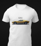 1966 Miura Klassikaline Auto L&uuml;hikeste Varrukatega Unisex T-s&auml;rk S