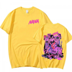 Harajuku Anime Nana Osaki Black Stones Graphic T-s&auml;rgid Unisex WoUnisexi vabaaja 100% puuvillane l&uuml;hikeste varrukatega T-s&auml;rk Suur t&auml;navar&otilde;ivad L