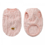 Mugavad talvefliisist lemmikloomade koerte riided Kutsikas Kass Soe Vest Mood Pehme Chihuahua mantel jakk Polsterdatud riided v&auml;ikestele koertele Kasside riided XS hall v&auml;rv