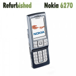 Renoveeritud Nokia lukustamata originaal Nokia 6270 Mobiiltelefon Mobiiltelefon No charger h&otilde;be