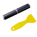 S&uuml;sinikkiust auto uksel&auml;ve riba universaalne dekoratiivne tervituspedaali kriimustusvastane riba mustusekindel astumisvastane kaitsekile kleebised must